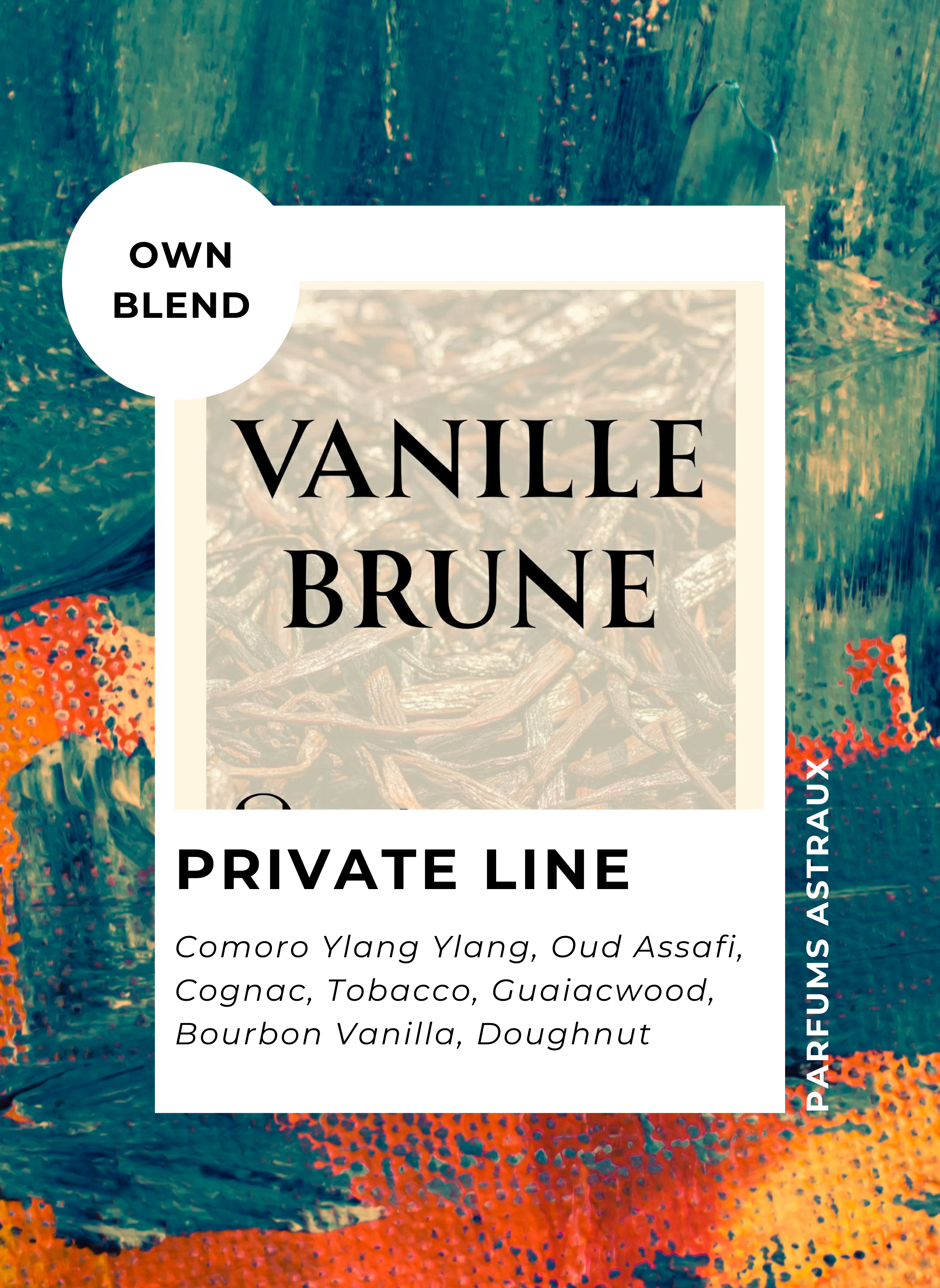 Vanille Brune- Parfums Astraux original creations